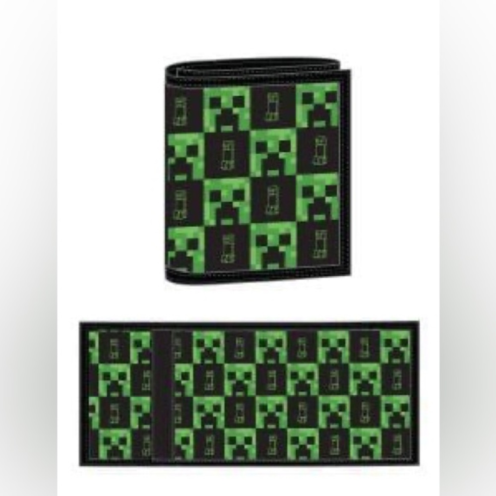 Minecraft “Creeper” Pattern Wallet - image 1